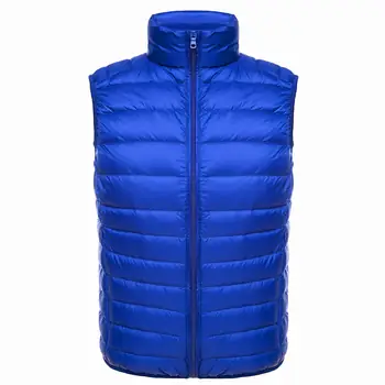 Fashionable Men's Stand Collar Down Jacket Vest
